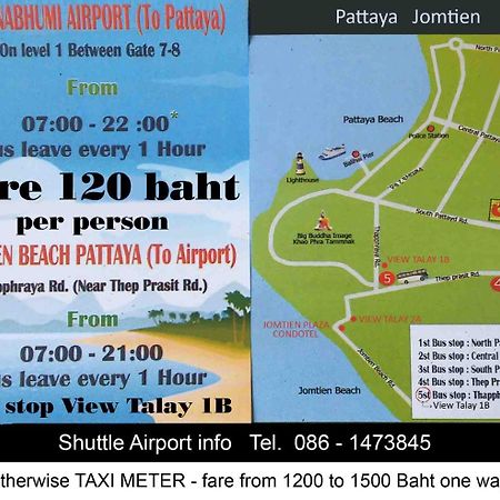 פאטאיה B&B View Talay 1B Studio Jomtien מראה חיצוני תמונה
