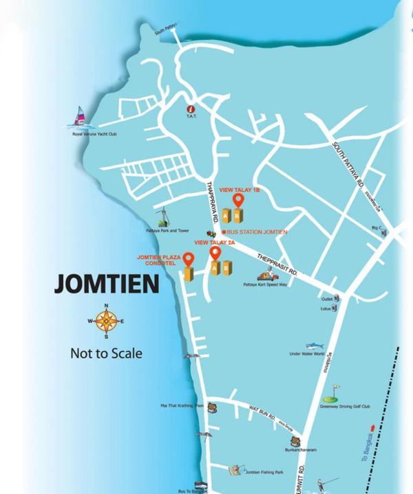 פאטאיה B&B View Talay 1B Studio Jomtien מראה חיצוני תמונה
